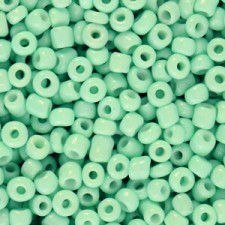 Seed beads 8/0 (3mm) Green ash